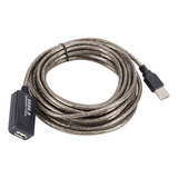 Cabo Extensor Usb 15 Metros Macho Para Usb 2 0 Fêmea