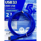 Cabo Extensor Usb 3 1 Macho