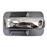 Cabo Externo Externo PT Auto Warehouse FO 3515MS FL Preto Liso Com Alavanca Cromada Lado Dianteiro Esquerdo Do Motorista