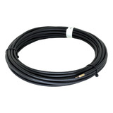 Cabo Fio De Alta Tensão 5mm 1 X 22 Awg Para Cerca Elétrica Cerca Elétrica Rural Pro home 10 Metros Preto