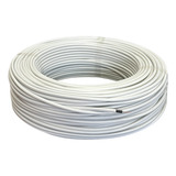 Cabo Fio De Alta Tensão 5mm 1 X 22 Awg Para Cerca Elétrica Cerca Elétrica Rural Pro home 100 Metros Branco
