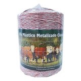 Cabo Fio Eletro Plástico 15x6 Fio 2mm Para Cerca Elétrica Rural Ou Residencial 250 Mts