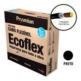 Cabo Fio Flexivel 750v 6 0 Preto Ecoflex Prysmian