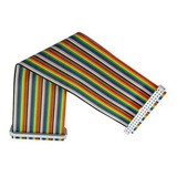 Cabo Flat Cable Raspberry Pi Rainbow 40 Vias Gpio Ide Femea