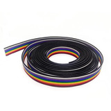 Cabo Flat Colorido 10 Vias 26awg Lance 10mts