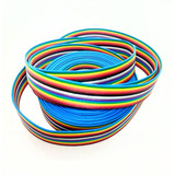 Cabo Flat Colorido 16 Vias 26awg