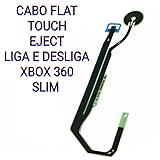 CABO FLAT TOUCH EJECT LIGA E DESLIGA XBOX 360 SLIM FLAT POWER