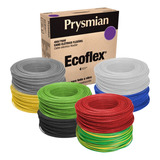 Cabo Flex 750v 6 0 Branco Ecoflex Prysmian
