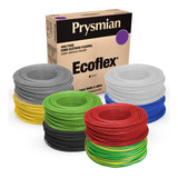 Cabo Flexível Ecoflex 1 50mm 70g 750v Cores 100m Prysmian