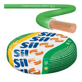 Cabo Flexivel Sil 10mm 1x10mm Verde X 50m Em Rolo