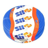 Cabo Flexivel Sil Flexível 1x6mm Azul X 100m
