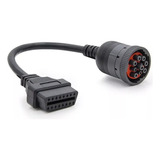 Cabo Ford Cummins 9 Pinos Para Scanner Obd2 Caminhões