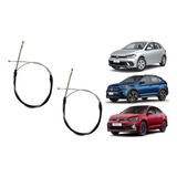 Cabo Freio De Mão Tambor Vw Novo Polo Virtus Nivus 2019 2020