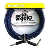 Cabo Guitarra Violão Santo Ângelo P10 Textil 4 57 M Plug L
