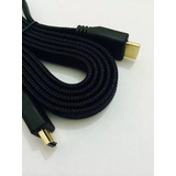 Cabo Hdmi 10 Mt 1 4 3d Flat Slin Blindado Gold