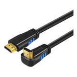 Cabo Hdmi 2 0 Hdmatters 1 5m Ângulo 90 Para Baixo 4k X 2k 60 Dual View Suporte 21 9 Alta Definição Áudio E Vídeo Experiência Visual Superior