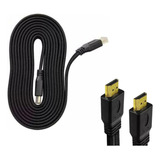 Cabo Hdmi 5 Metros Blindado 3d Full Hd Para Tv Game Pc Not