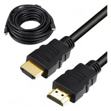 Cabo Hdmi 5m Metros Mts 4k Full Hd Blindado Tv Pc Cftv Seg