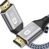 Cabo Hdmi 8k Ultra Hd 2 1 Ps5 Xbox Blu ray Projetor 3 Metros