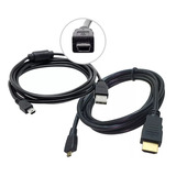 Cabo Hdmi E Usb P Gopro Hero3 Hero4 hdmi Micro mini Usb 