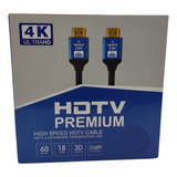 Cabo Hdmi Ethernet 2.0 19 Pinos 4k Ultra Hd 3d 30 Metros