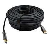 Cabo Hdmi Fibra Optica 8k 100 Metros 100m Full Hd 166hz