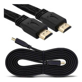 Cabo Hdmi Flat 2 0 4k Com Malha Náutica 15 0 Metros Ultra Hd