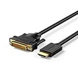 Cabo HDMI Para DVI Ugreen DVI Direcional DVI D 24 1 Macho Para HDMI Macho Adaptador De Alta Velocidade Suporte 1080p Full HD Para Raspberry Pi Roku Xbox One PS4 PS3 Placa Gráfica Nintendo Switch Etc 6FT