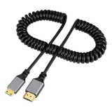 Cabo Hdmi Para Mini Hdmi Espiral Enrolado 50cm 2m