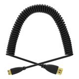 Cabo Hdmi Para Mini Hdmi Espiral Enrolado 50cm