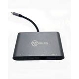 Cabo Hub Adaptador Usbc 3 1 Thunderbolt 3 0 Tipo C Type c Para Hdmi 4k Rede Ethernet Usb 3 0 P macbook