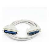 Cabo Impressora Paralela Db25 X 36 Centronics Lpt 2 70 Mts Cor Bege
