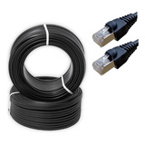 Cabo Internet Cat6 Alta Velocidade 1 Metro Cat 6 Blindado