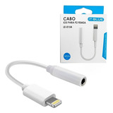 Cabo Ios Para P2 Fêmea Serve Pra Conectar Áudio Fones Musica
