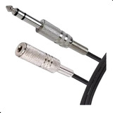 Cabo Jms Extensor P2 Fêmea X P10 Stereo 2 Metros J2 Fone De Ouvido Profissional