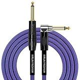 Cabo Kirlin IWB 202BFGL 20 RO 6 M Cabo De Instrumento Premium Plus De Plugue De ângulo Reto Para Reto Azul Royal