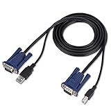 Cabo Kvm Usb Vga 1 5 Metro Para Chaveador Kvm Comtac 9377