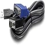 Cabo KVM USB VGA TrendNet TK CU10 3 Metros