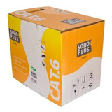 Cabo Lan Cat6 Furukawa Soho Plus 24awgx4p Azul 50 Metros