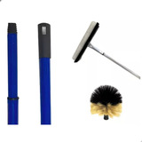 Cabo Longo Extensor 2m Rodo 35cm Vassoura Limpa Teto