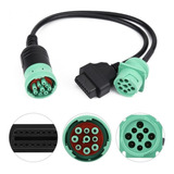 Cabo Macho E Femea Cummins 9 Pinos Obd2 16 Pinos Para Ford