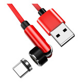 Cabo Magnético De Dados Adaptador Usb Conector Tipo C