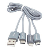 Cabo Magnético Topk Micro Usb V8 Type C Android Ou Iph