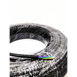 Cabo Manga 8 Vias 26awg S Blindagem Preto Rolo 100m