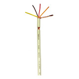 Cabo Manga Blindado Malha De Cobre 4x26 Awg Bege 20 Metros