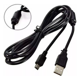 Cabo Micro Usb De 2m Para Carregar Controle Dualshock Ps4