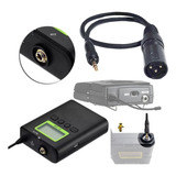 Cabo Microfone Sennheiser Sem Fio P2 Rosca X Xlr Macho 30cm