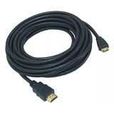 Cabo Mini Hdmi P Hdmi Flexivel 1080p Câmera Filmadora 5mts