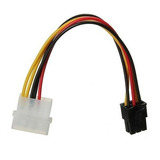 Cabo Molex Para Pci e De 6 Pinos Para Placa Vídeo Realengo