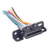 Cabo Obd2 De 16 Pinos Conector De Extensão Fêmea Adaptador